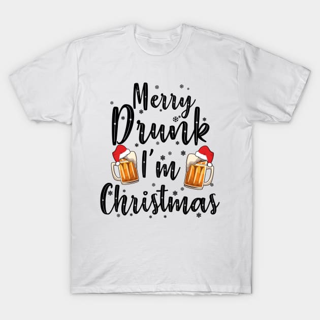 Beer Christmas. Merry Beermas T-Shirt by KsuAnn